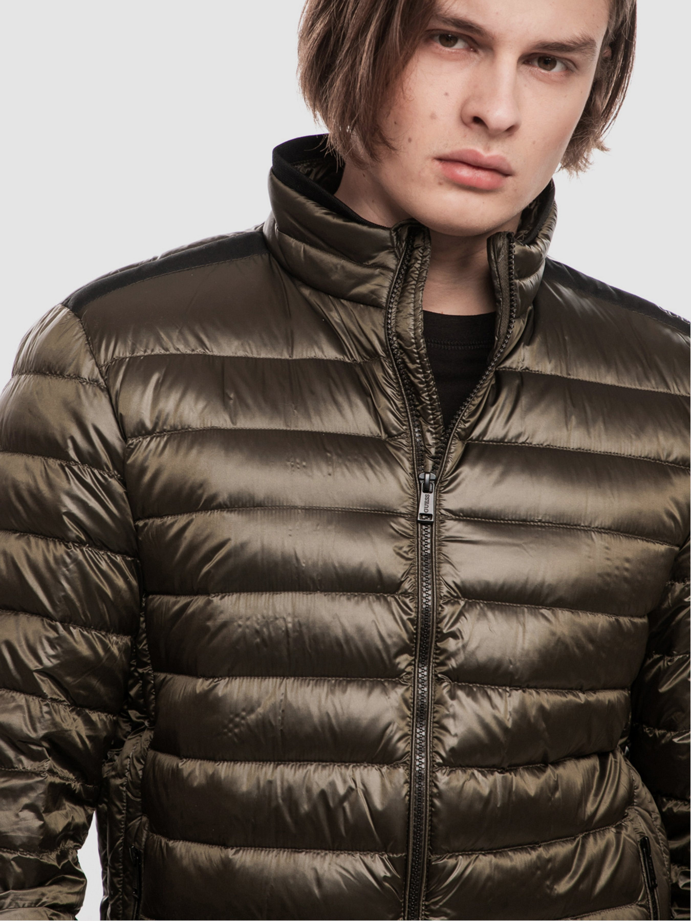 Демісезонна куртка GUESS модель M1RL47-WDQ50-G8BW Демісезонна куртка GUESS модель M1RL47-WDQ50-G8BW Фото