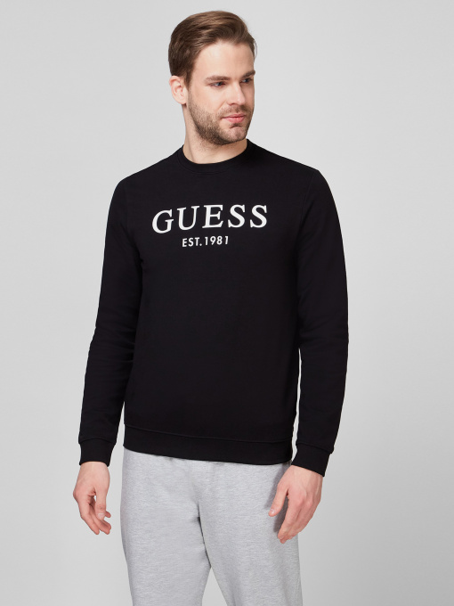 Свитшот GUESS модель M1RQ08-K7ON1-JBLK Фото