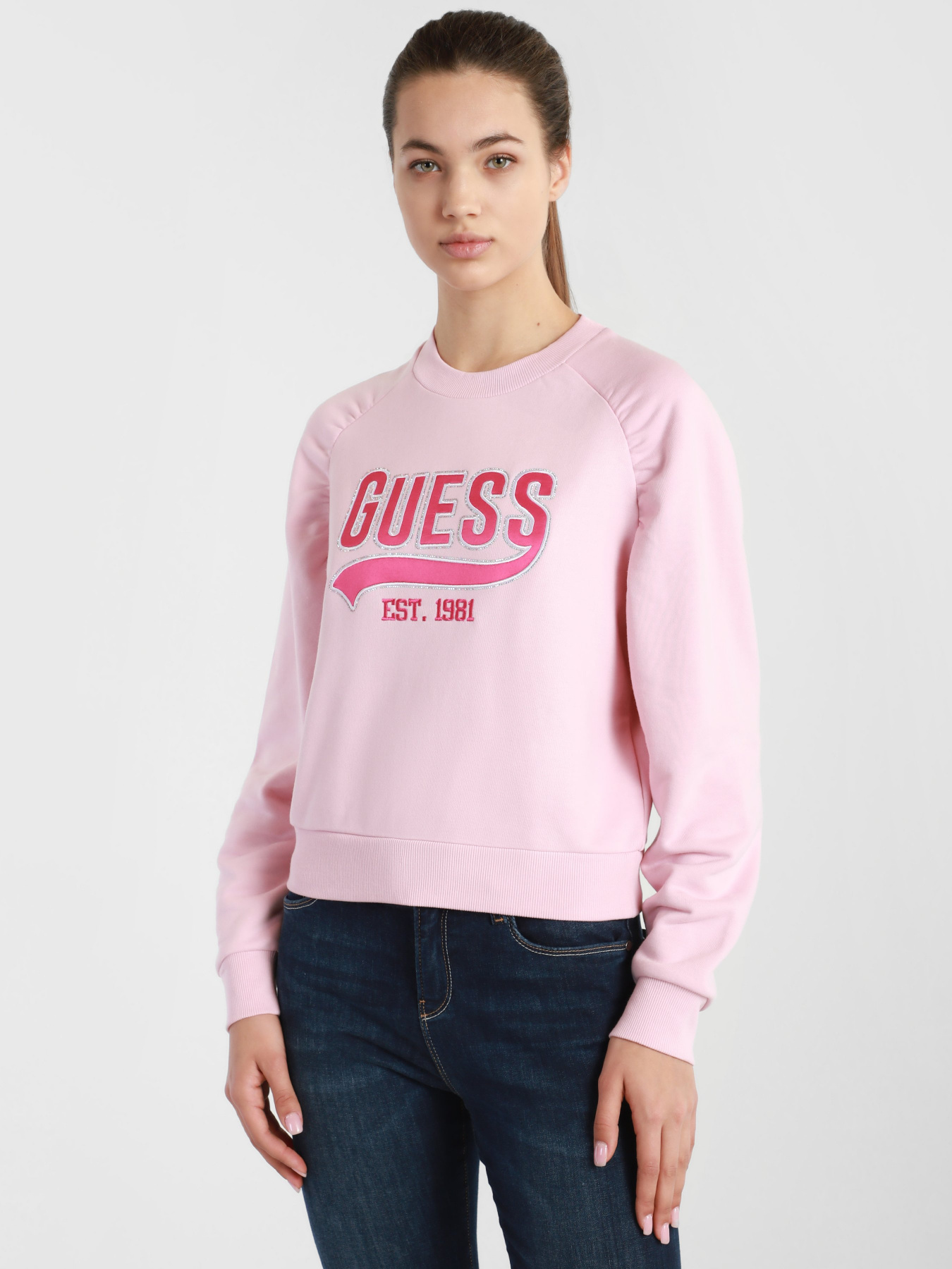 Свитшот GUESS Front Logo модель W1GQ36-K68I0-G600 Фото