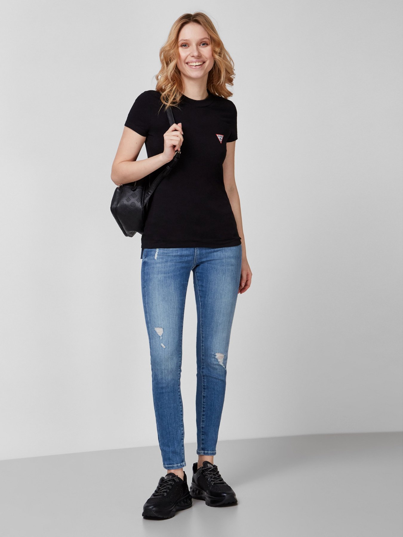 Футболки и поло GUESS модель W1RI04-J1311-JBLK Фото