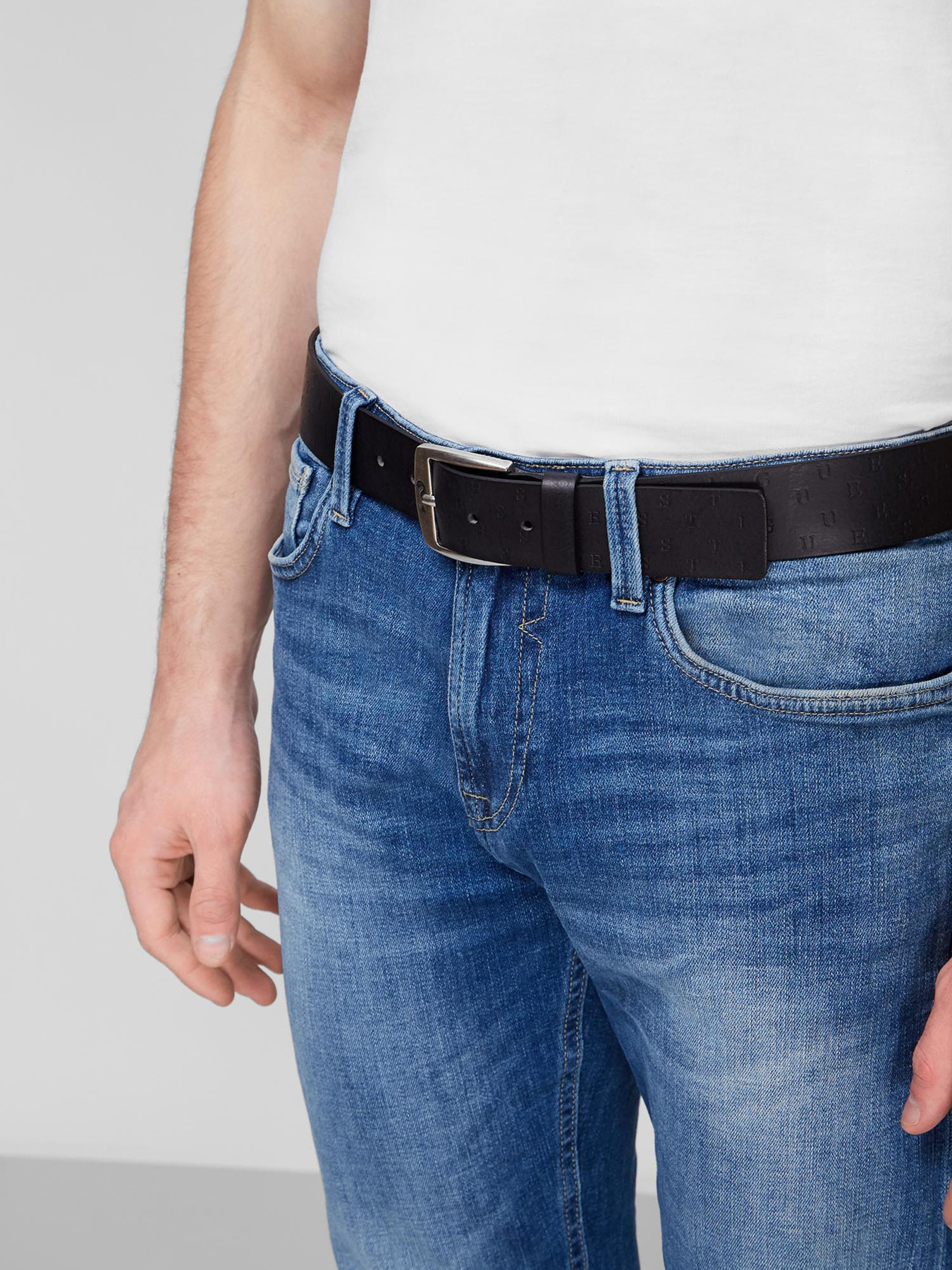 Ремені GUESS модель M1RZ08-L0OJ0-JBLK Фото