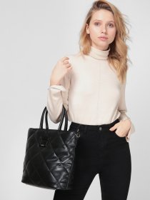 Шоппер GUESS модель HWQB75-80230-BLA Фото