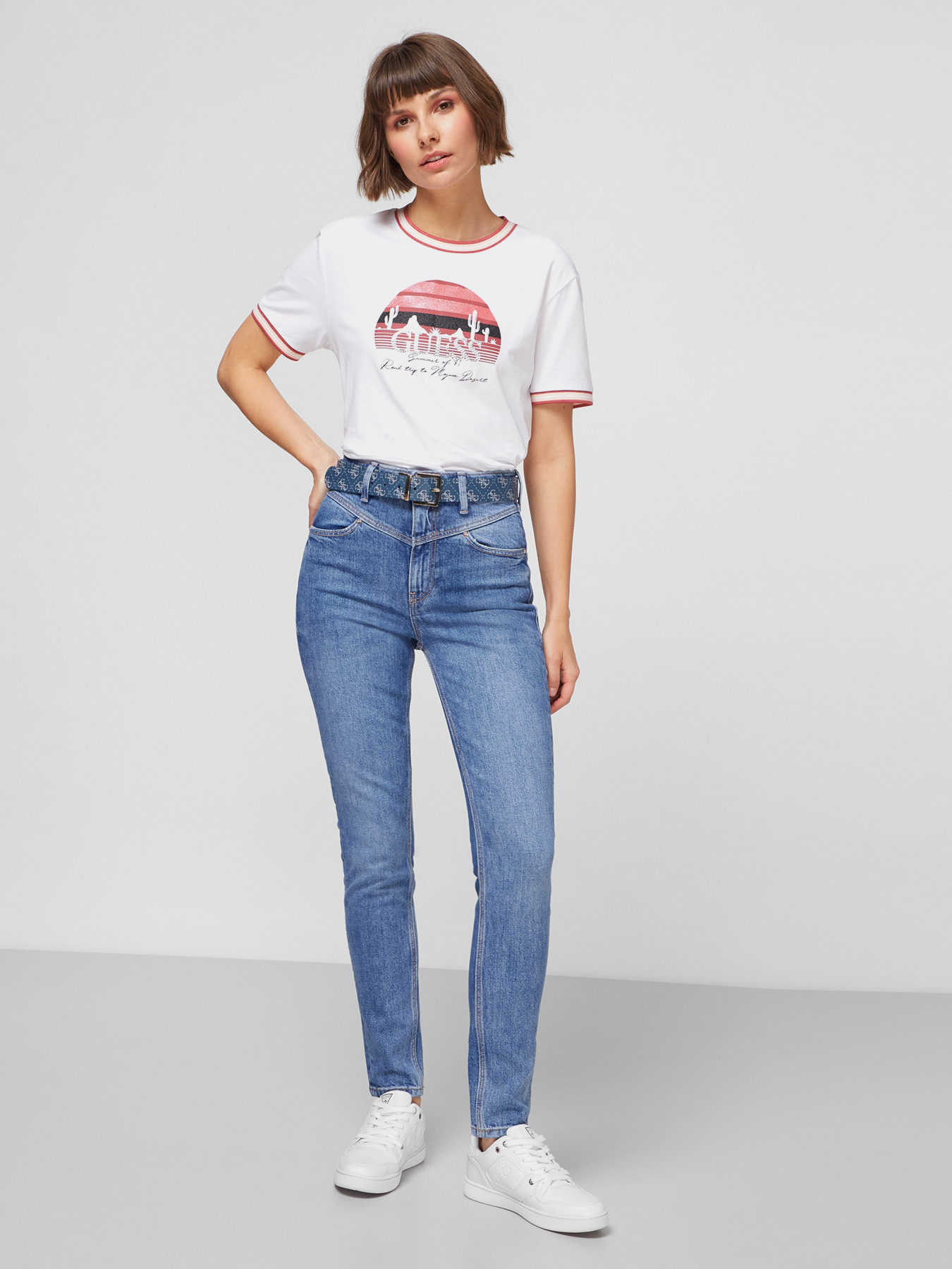 Футболка GUESS модель W1GI0T-JA911-TWHT Фото