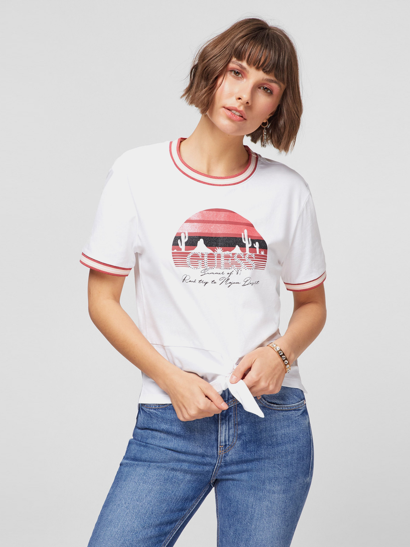 Футболка GUESS модель W1GI0T-JA911-TWHT Фото