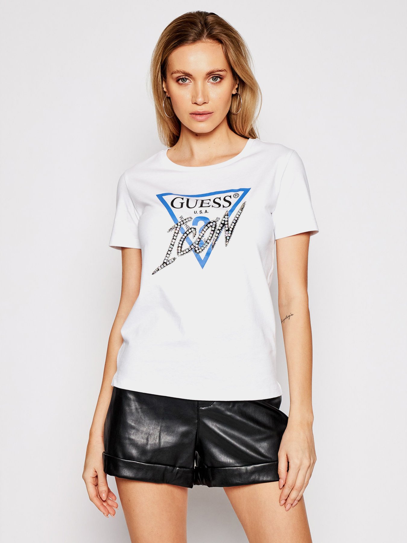 Футболки и поло GUESS модель W1RI25-I3Z00-TWHT Фото