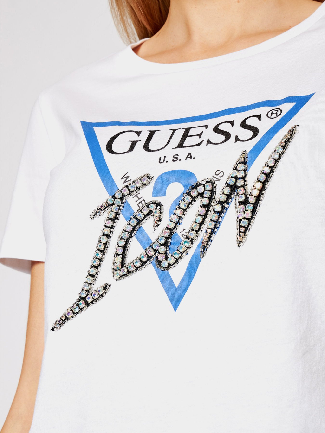Футболки і поло GUESS модель W1RI25-I3Z00-TWHT Фото