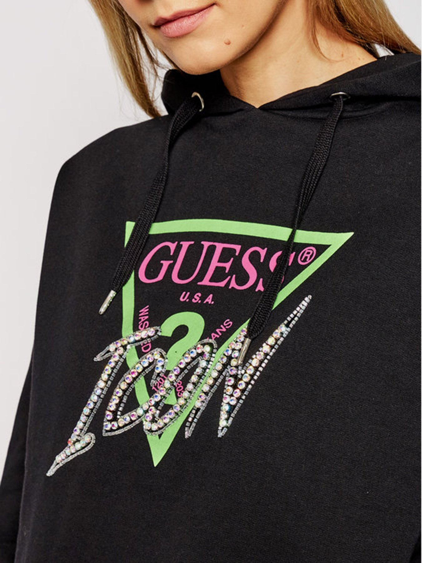 Худи GUESS модель W1RQ05-K68I0-JBLK Фото