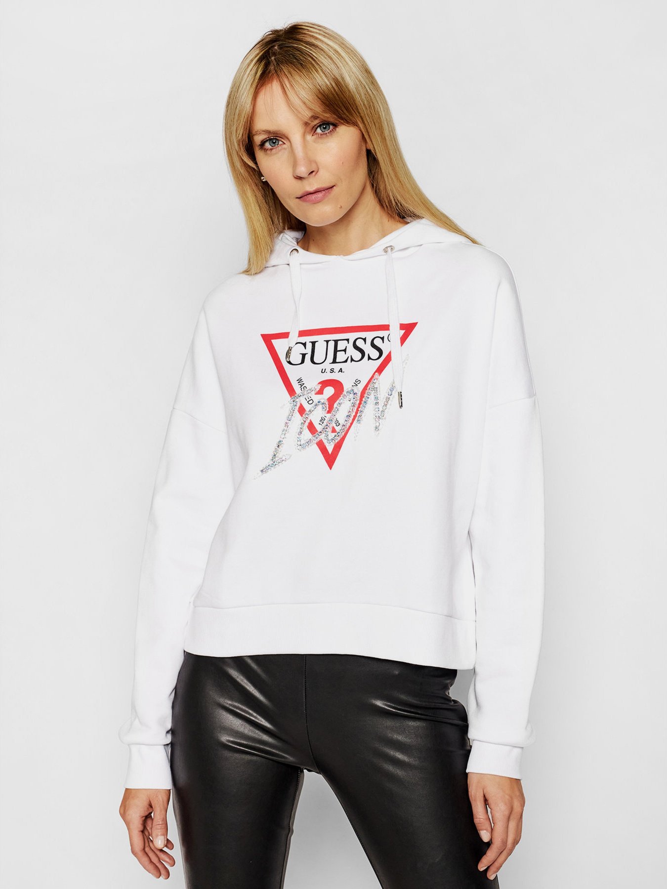 Худи GUESS модель W1RQ05-K68I0-TWHT Фото