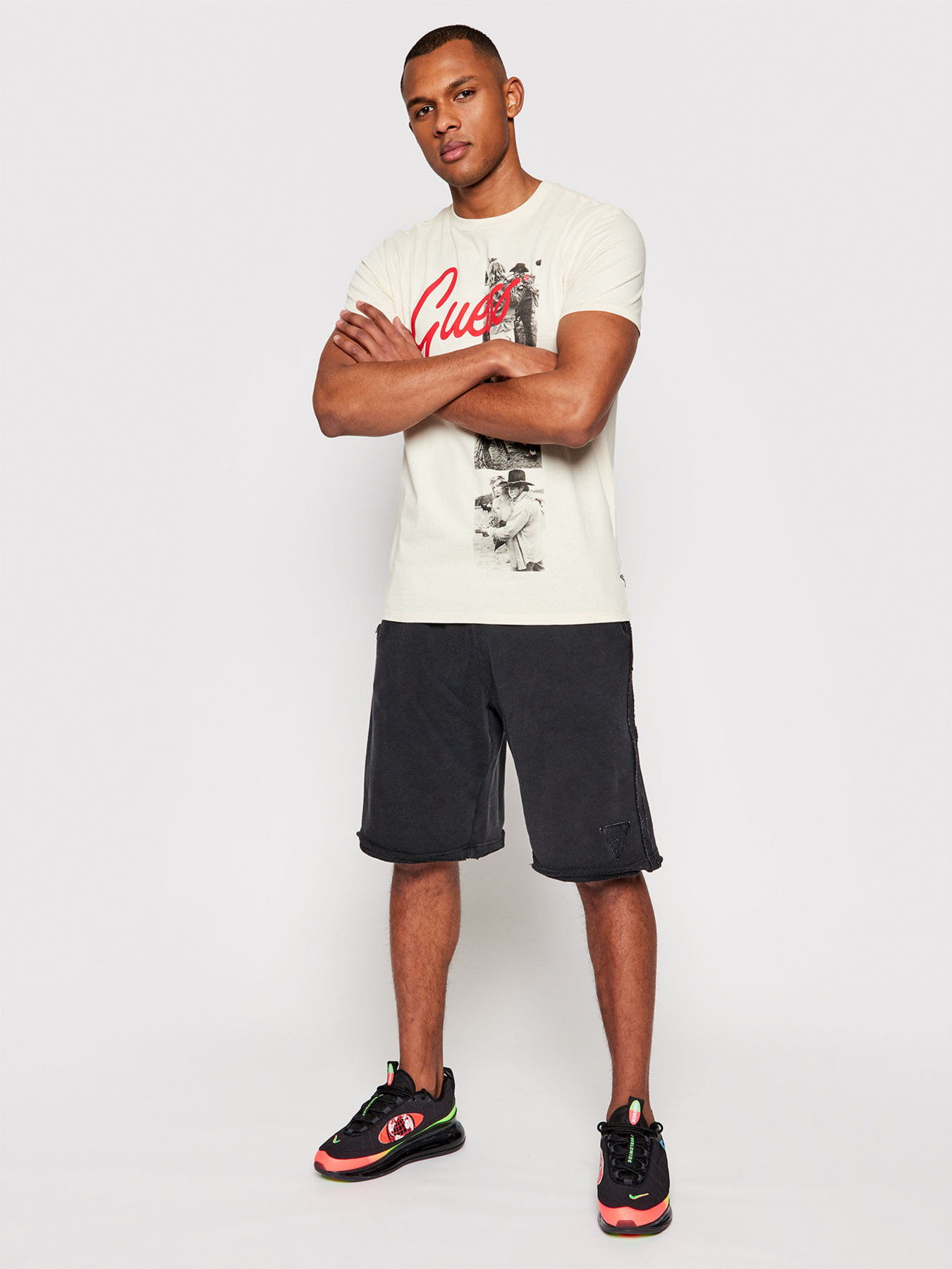 Повсякденні шорти GUESS модель M1GD55-K68I1-JBLK Фото