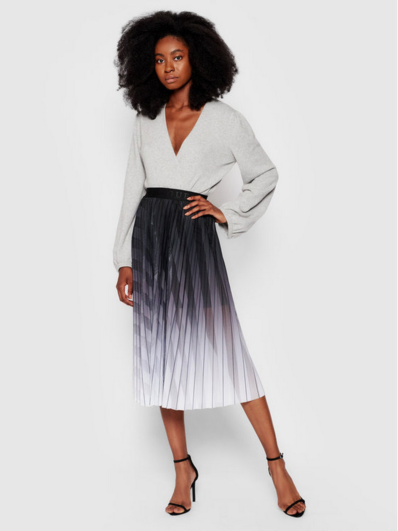 Юбка миди GUESS модель W1YD0R.KAS30;FDGY Юбка миди GUESS модель W1YD0R.KAS30;FDGY Фото