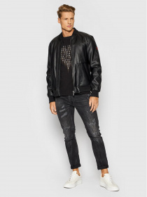 Куртка кожаная GUESS модель M1YL56.WDZN0;JBLK Фото