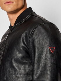 Куртка кожаная GUESS модель M1YL56.WDZN0;JBLK Фото