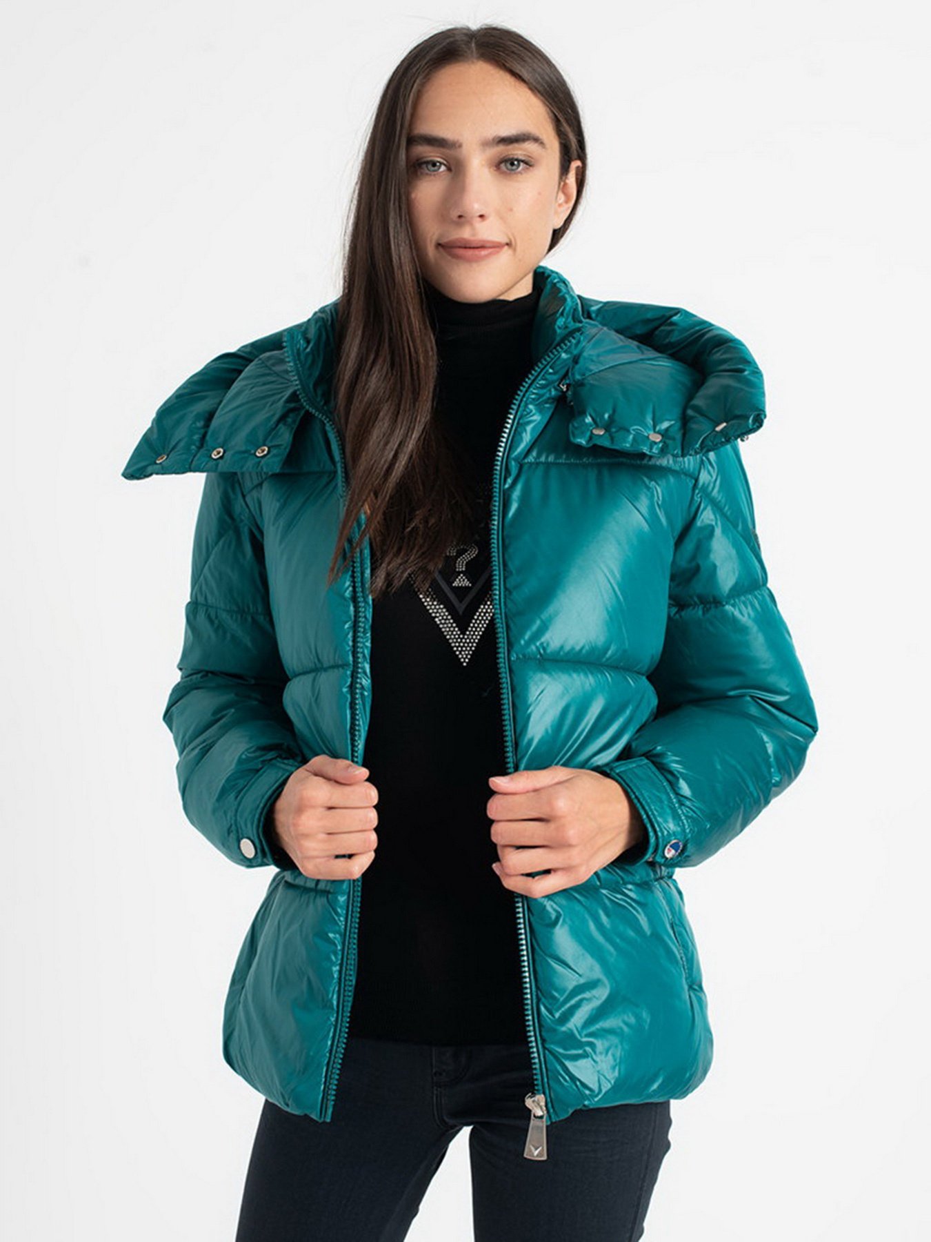 Пуховик GUESS модель W1BL01.WEAX0;G8EN Фото