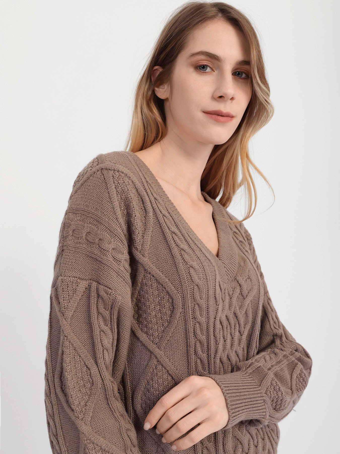 Джемпер GUESS Slouchy Cable Noemi модель W1BR50.Z2QA0;G1EC Фото