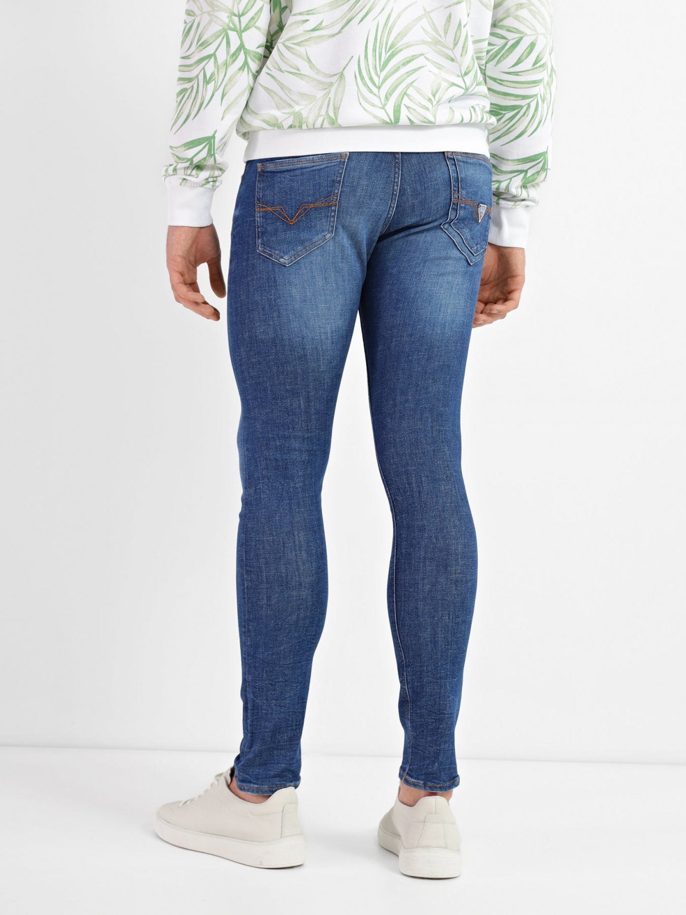 Скинни джинсы GUESS Miami модель M2RAN1.D46AD;VLAR Фото