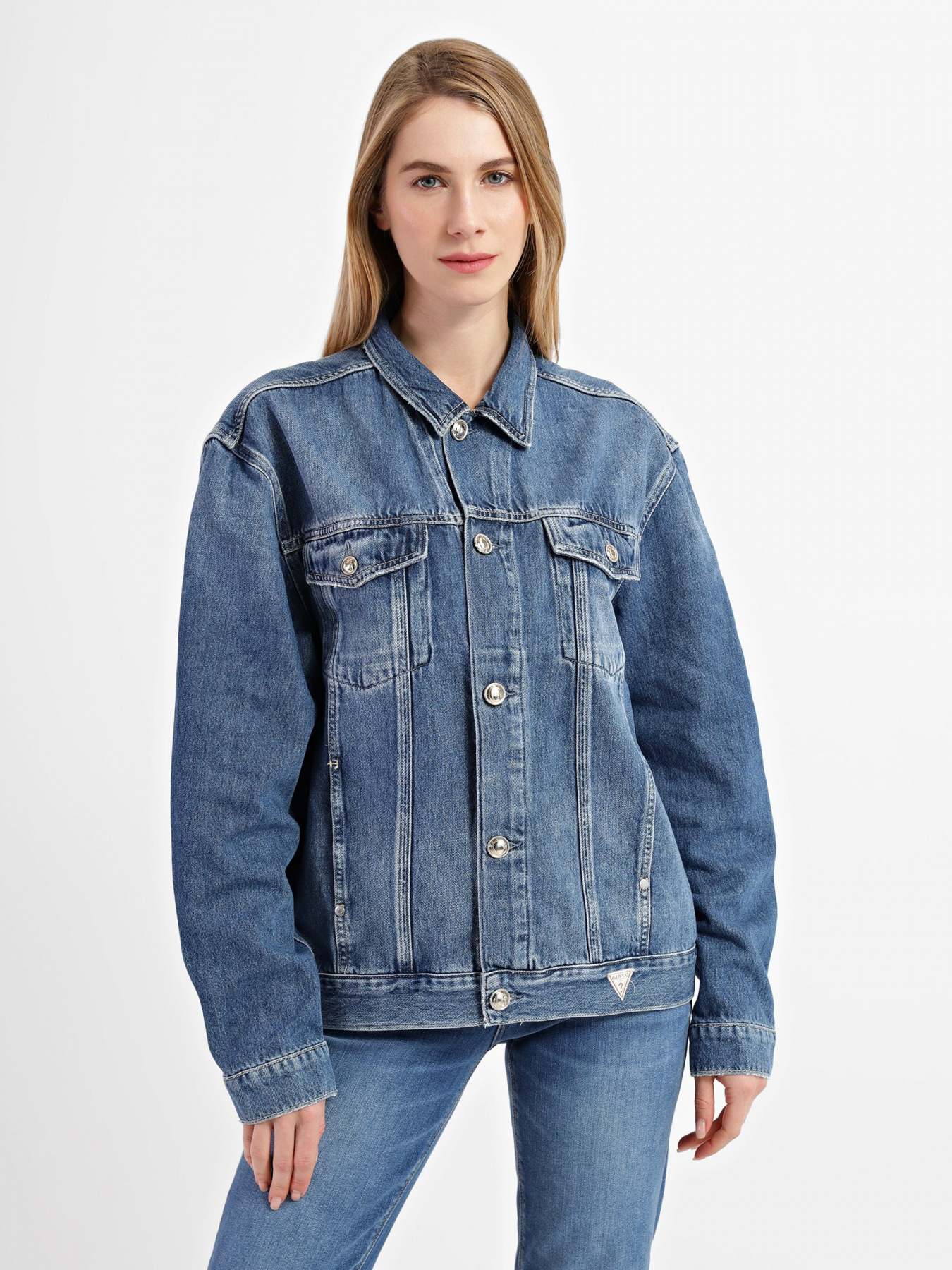 Джинсовая куртка GUESS модель W2RN16.D3Y0V;RGEL Фото