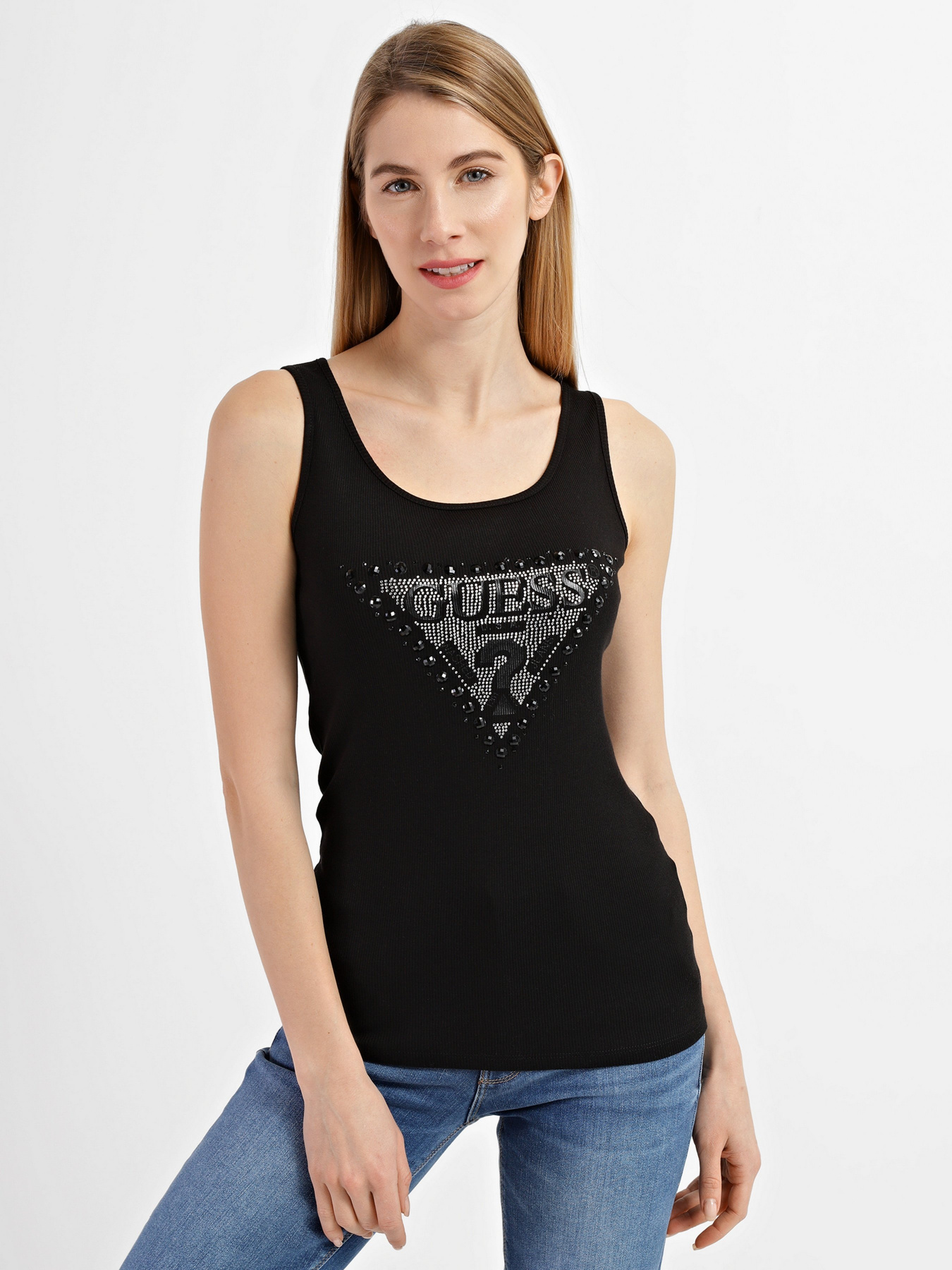 Майка для дому GUESS Claralie модель W2RP00.K1811;JBLK Майка для дому GUESS Claralie модель W2RP00.K1811;JBLK Фото