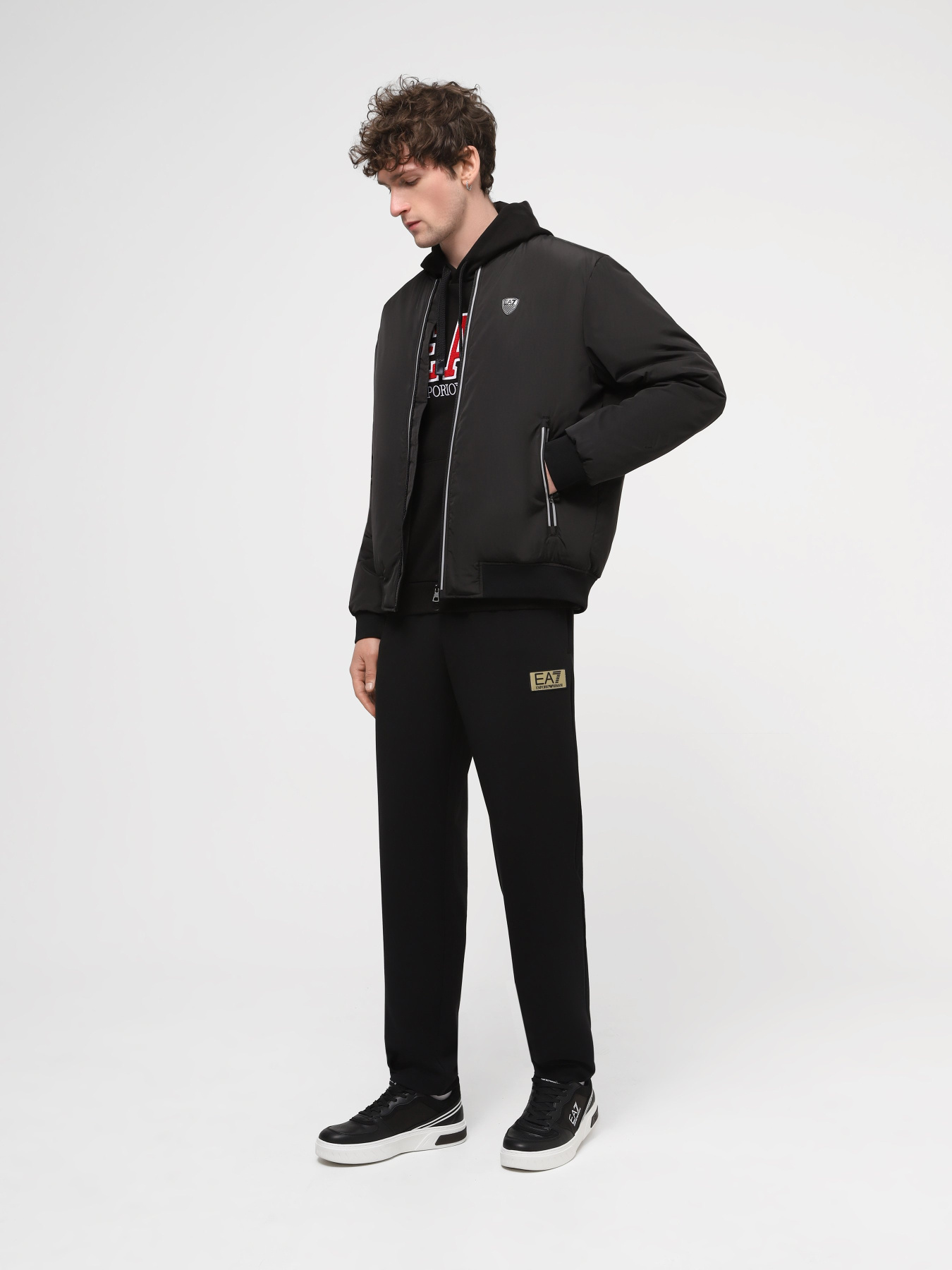 Бомбер EA7 Premium Shield модель 8NPB12-PN7LZ-1200 Фото