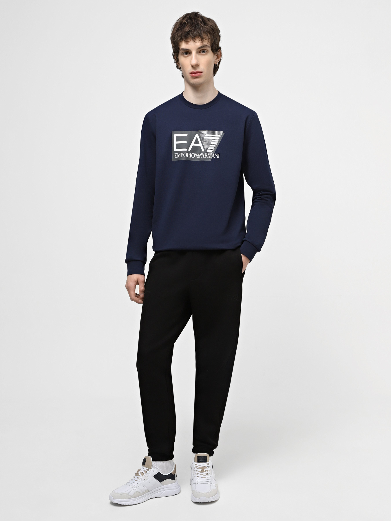 Свитшот EA7 Visibility модель 3DPM60-PJ05Z-1554 Фото