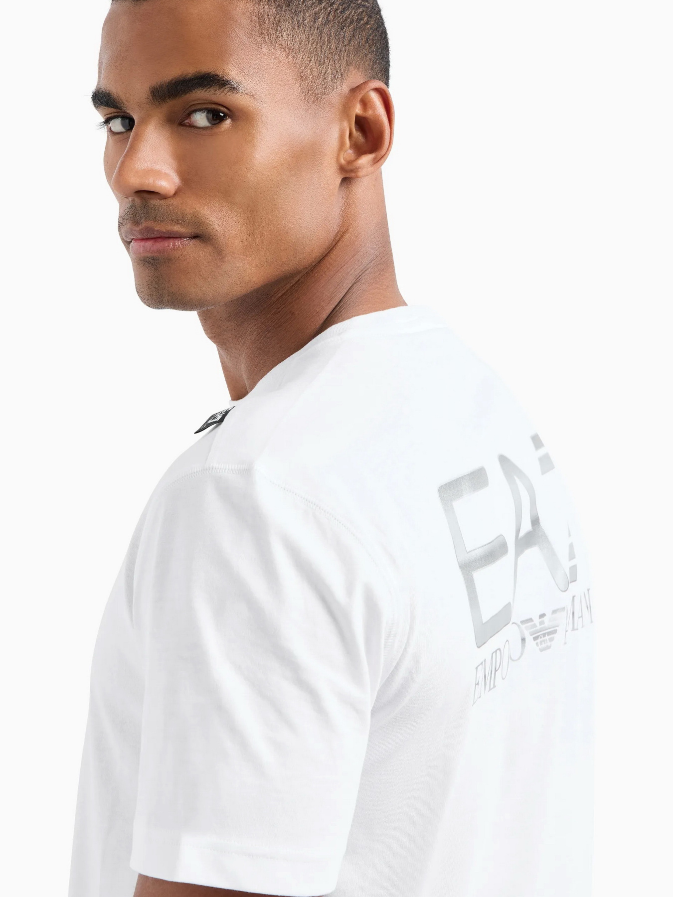 Футболка EA7 Logo Series модель 6DPT06-PJFFZ-0100 Фото