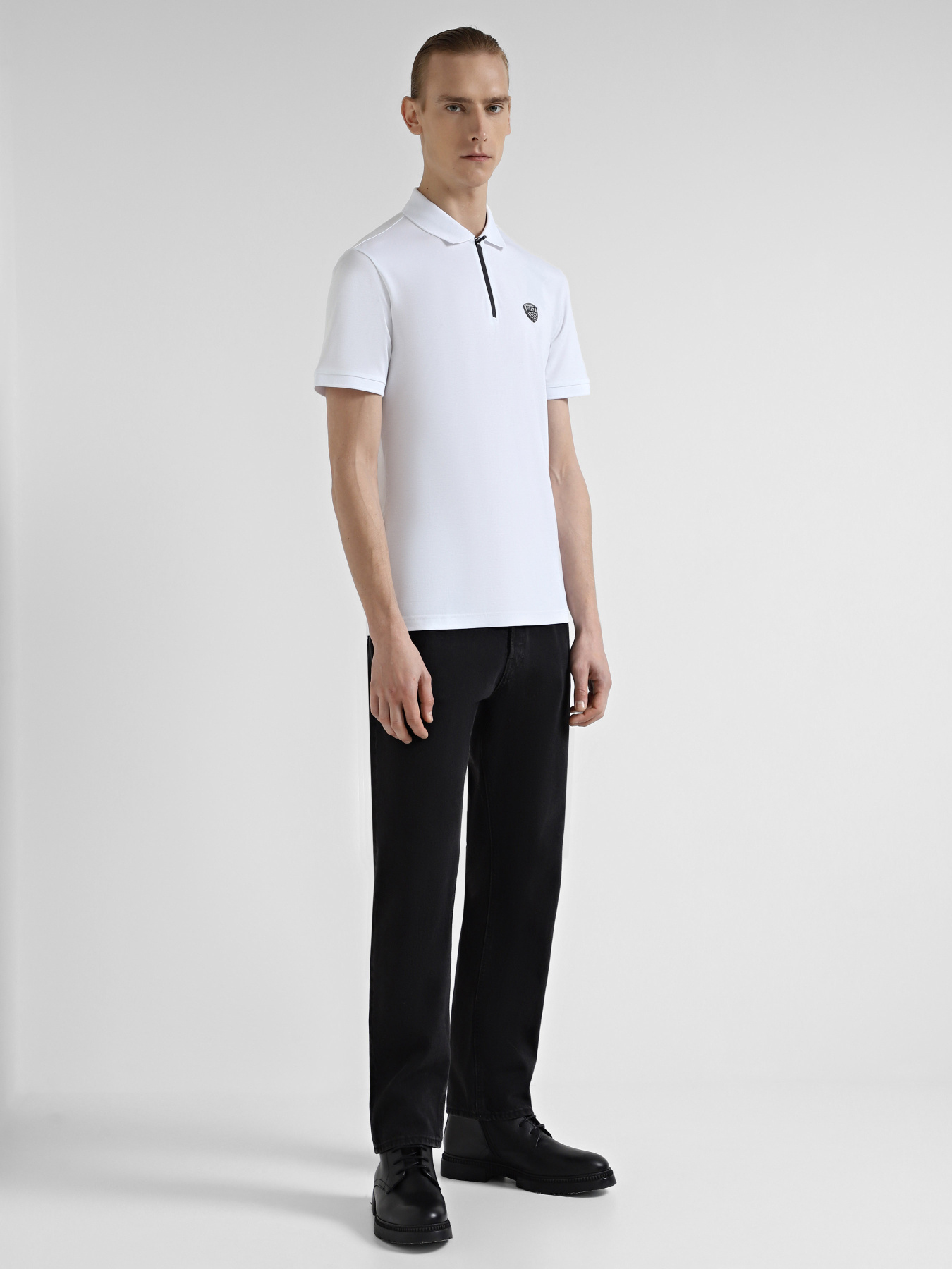 Поло EA7 Premium Shield модель 8NPF13-PJRGZ-1100 Фото