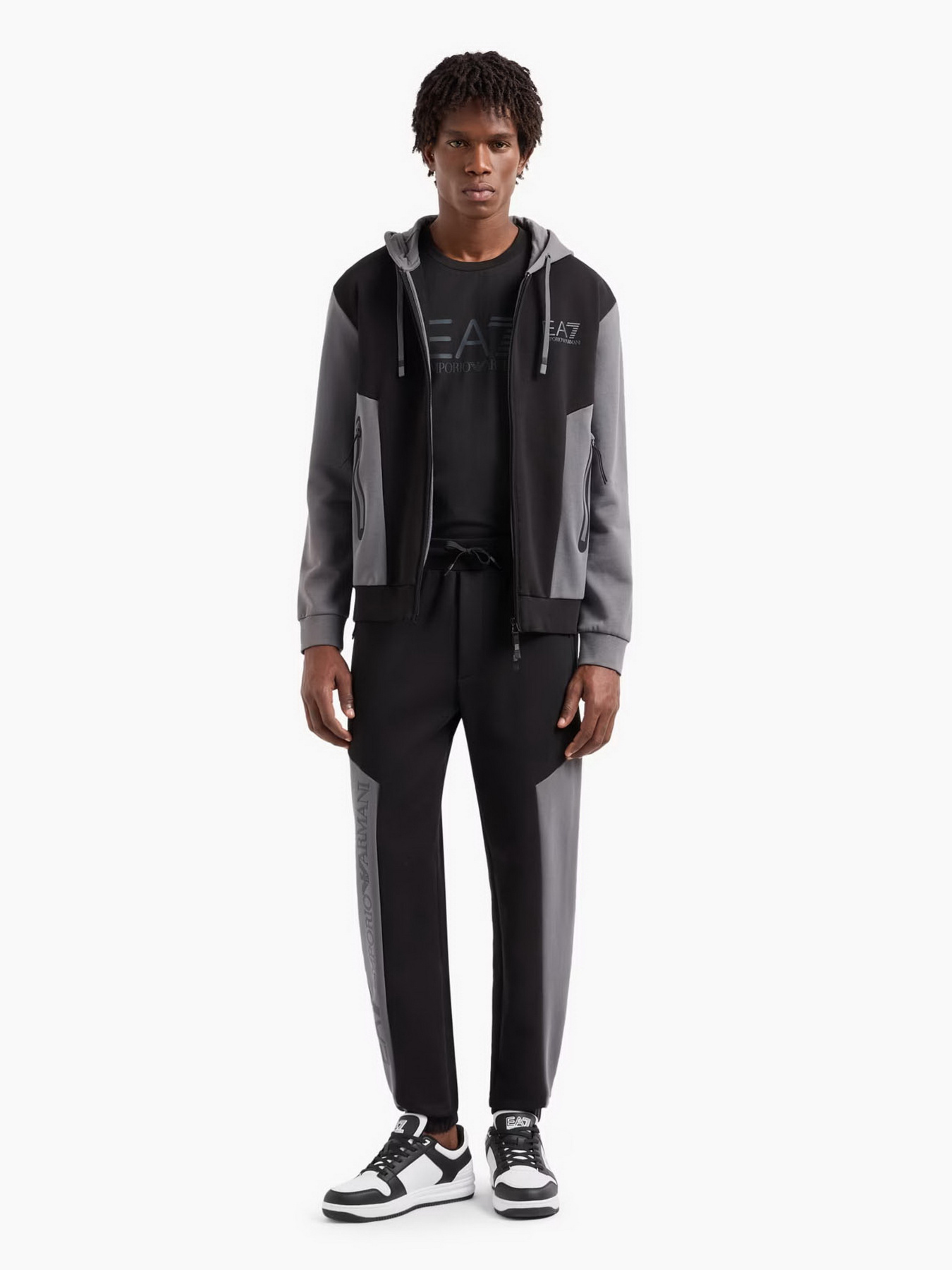 Штаны спортивные EA7 Athletic Colour Block модель 6DPP71-PJVTZ-1200 Фото