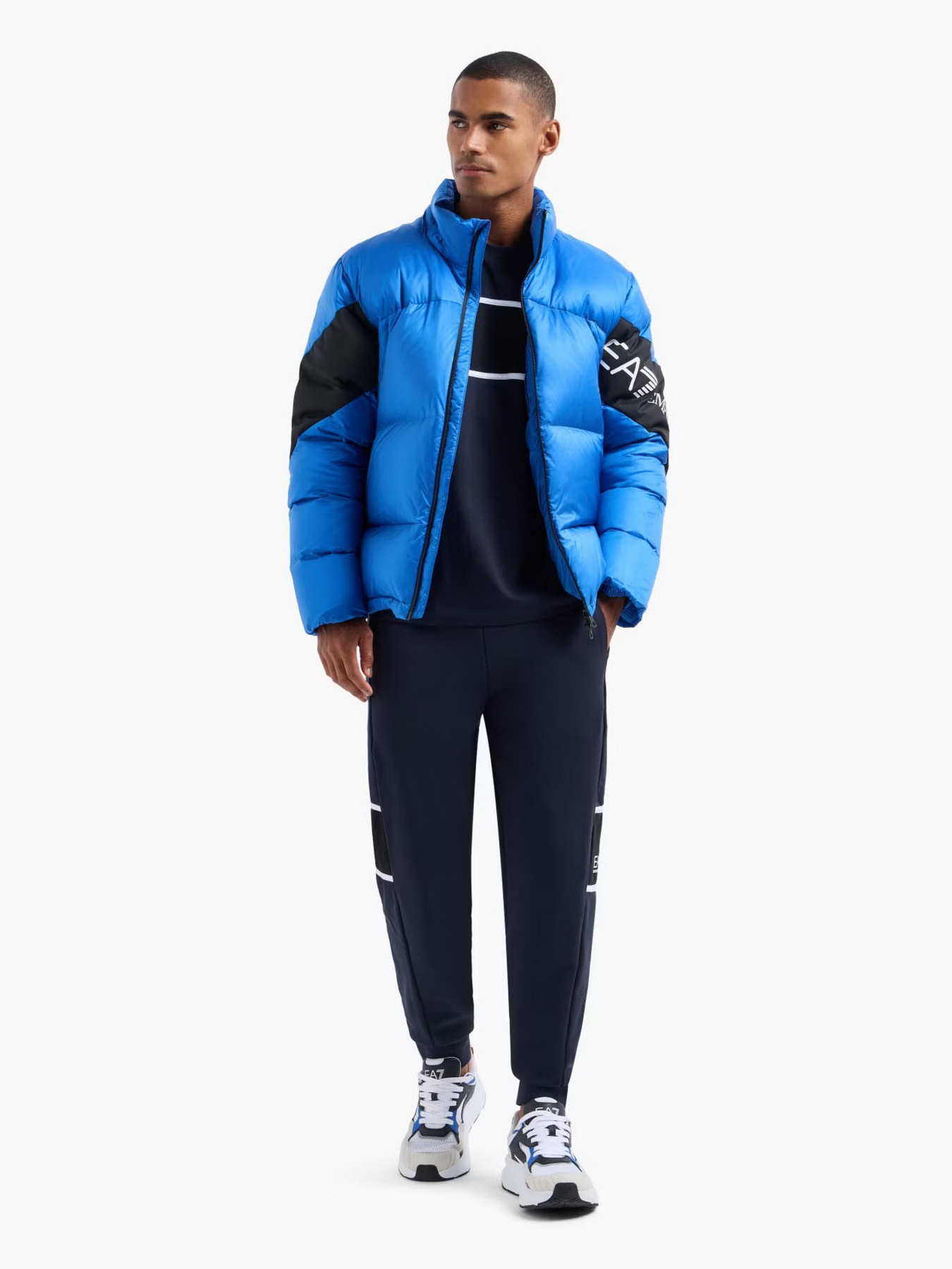 Футболка EA7 Athletic Colour Block модель 6DPT47-PJTJZ-1562 Фото