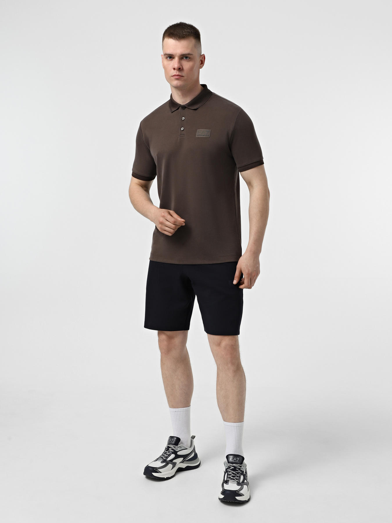 Поло EA7 Lux Identity модель 7M000090-AF13862-U6139 Фото