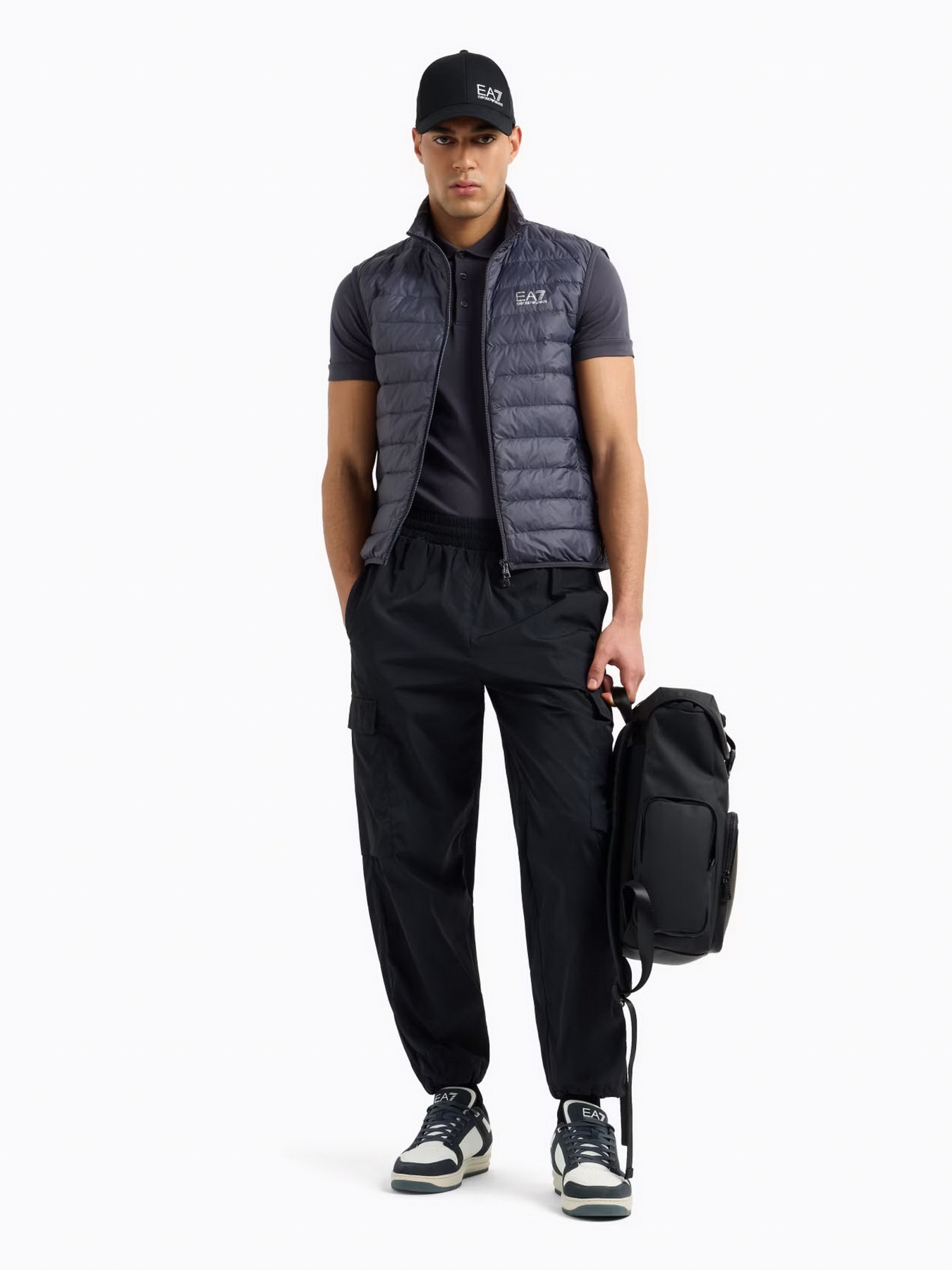 Поло EA7 Core Identity модель 8NPF14-PJVQZ-U8115 Фото