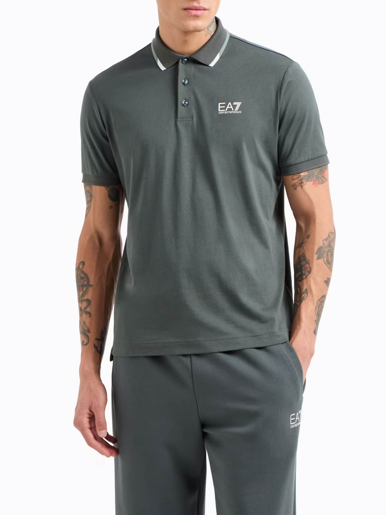 Поло EA7 Summerblock модель 7M000277-AF10375-U8109 Фото