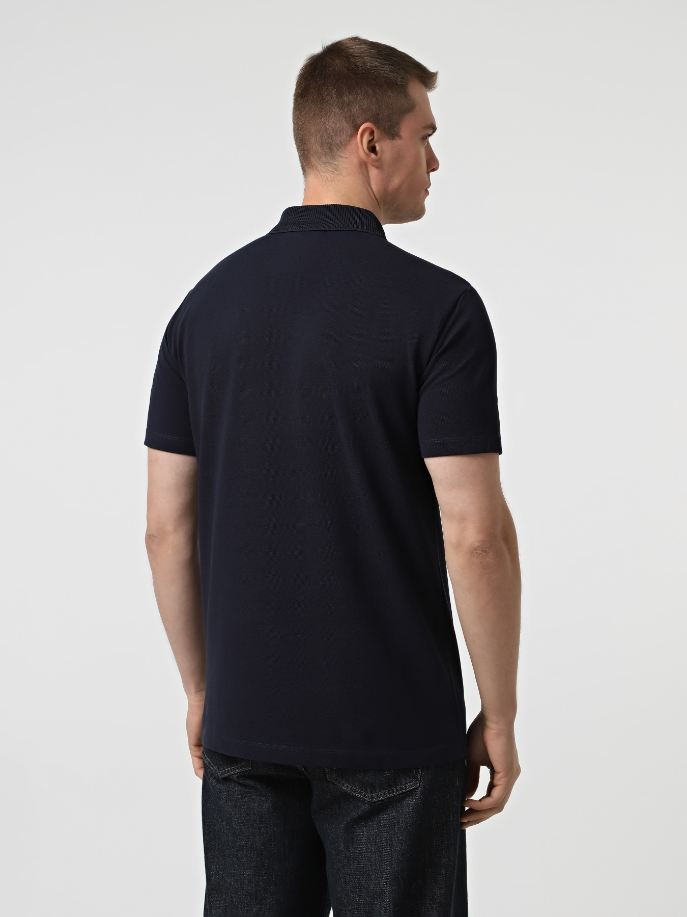 Поло EA7 модель 7M000882-AF16722-UB102 Фото