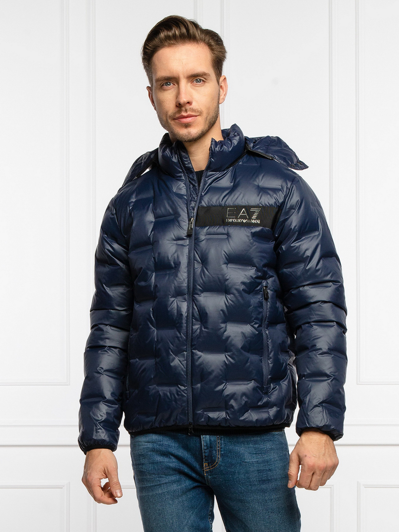 Пуховик EA7 модель 6KPB64-PN8MZ-1554 Фото