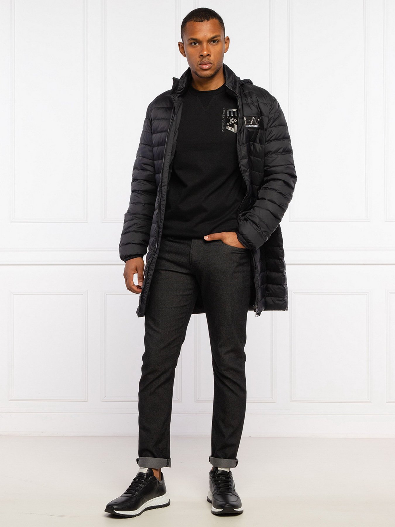 Пуховик EA7 модель 6KPK12-PNR4Z-1200 Фото