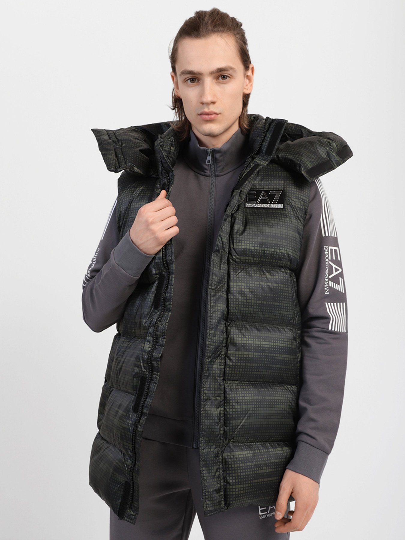 Утеплений жилет EA7 модель 6KPQ08-PN1MZ-2816 Фото