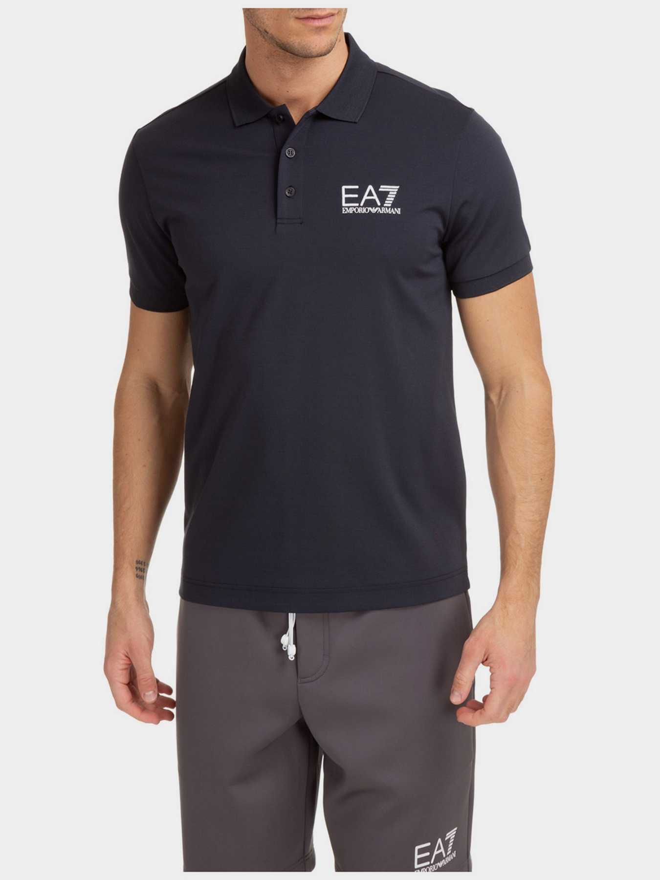 Поло EA7 модель 3LPF02-PJEEZ-1578 Фото