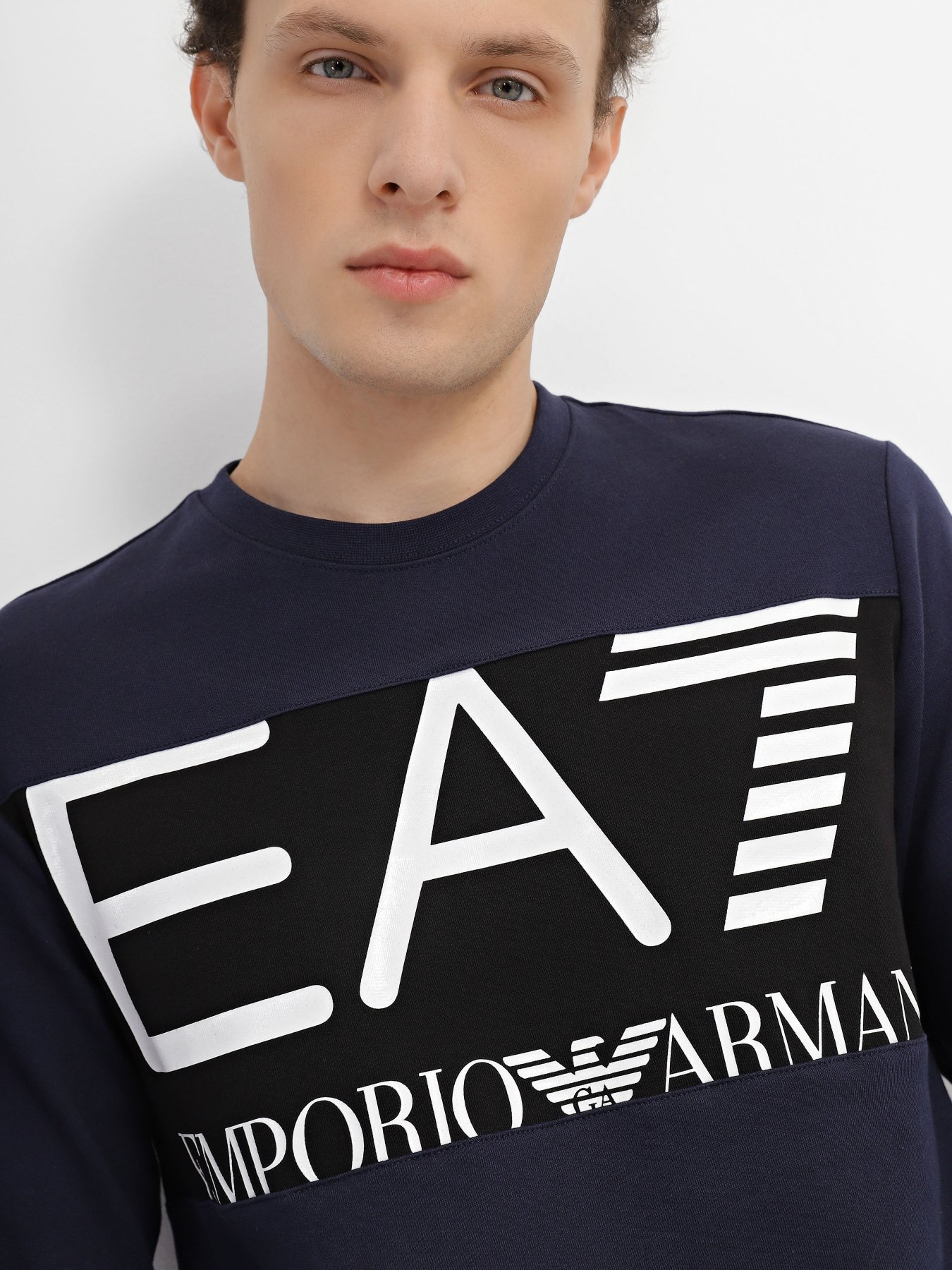 Світшот EA7 Logo Series модель 6LPM51-PJFGZ-1554 Фото