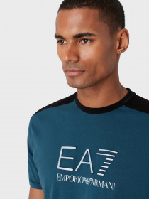 Футболка EA7 Athletic Colour Block модель 6LPT06-PJ02Z-1857 Фото