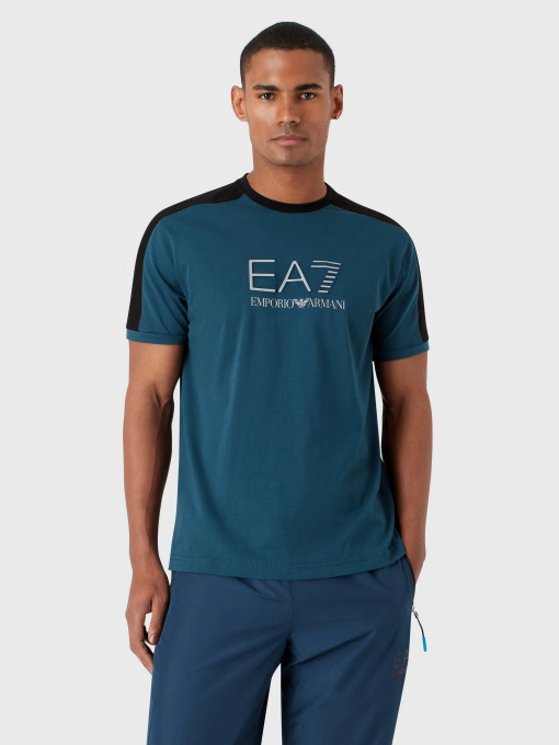Футболка EA7 Athletic Colour Block модель 6LPT06-PJ02Z-1857 Фото