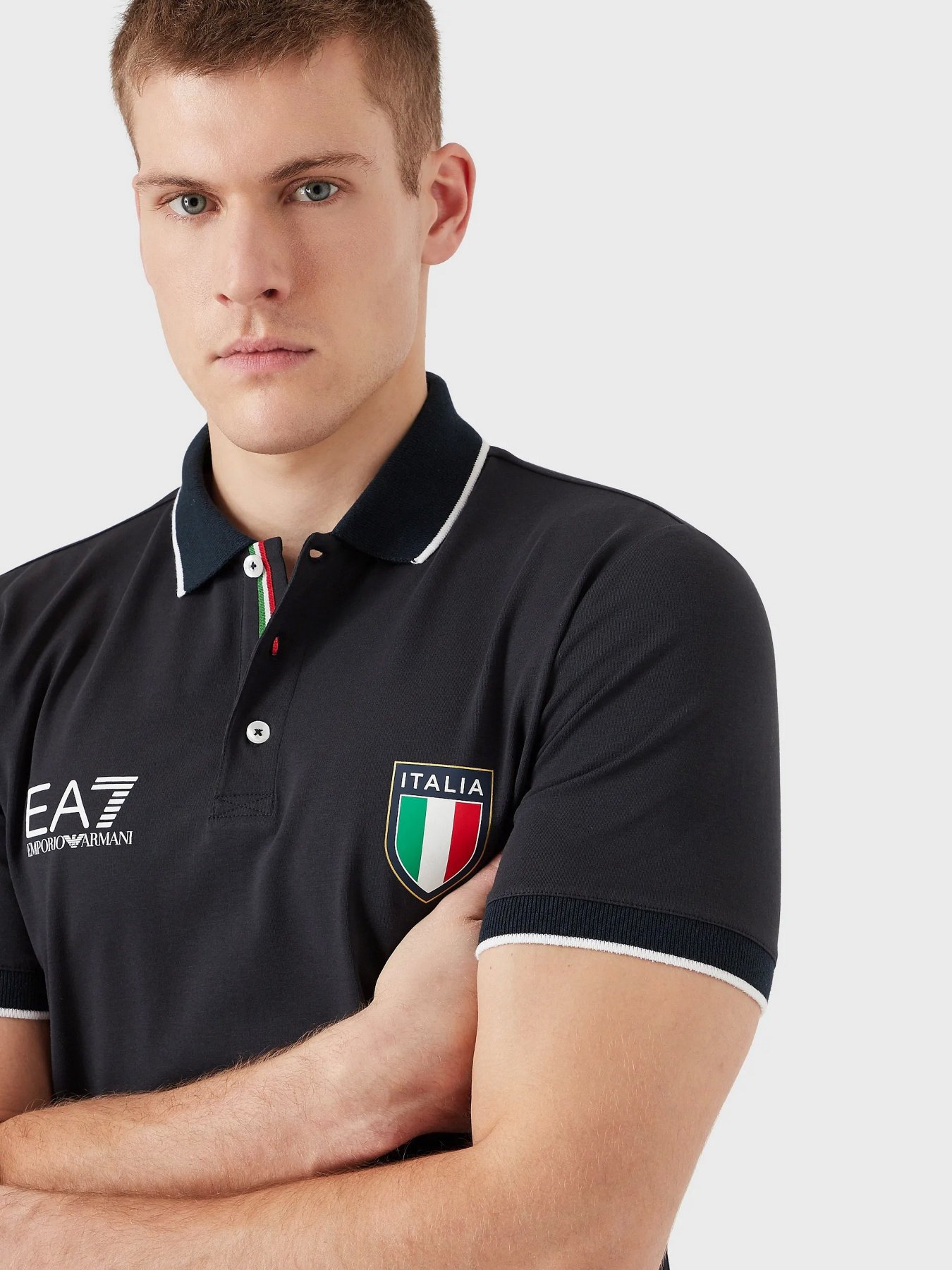 Поло EA7 модель 8NPFC0-PCA2Z-1578 Поло EA7 модель 8NPFC0-PCA2Z-1578 Фото