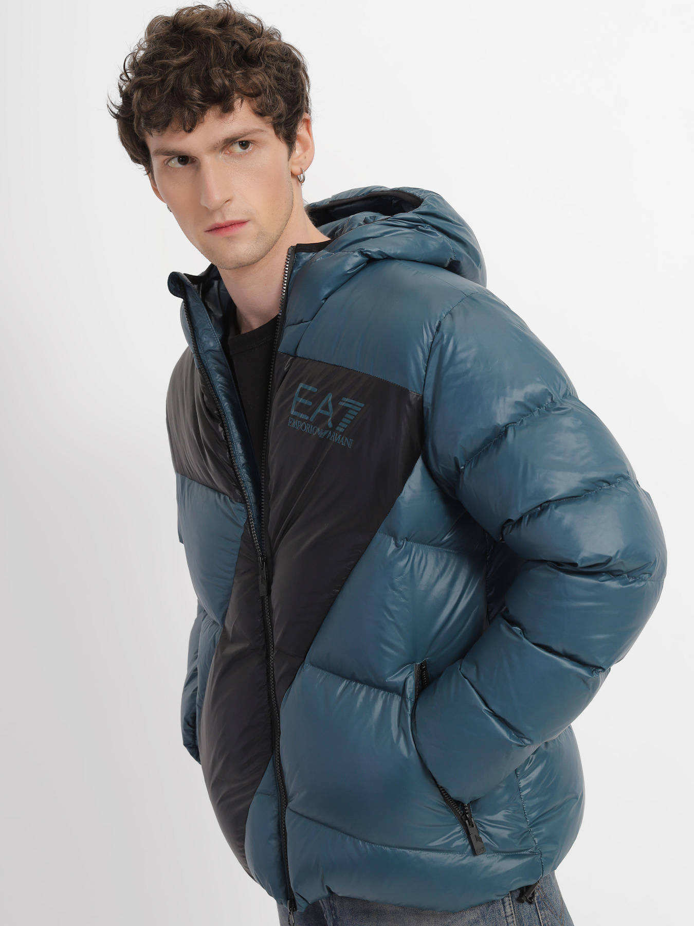 Пуховик EA7 модель 6LPB53-PNR4Z-1857 Фото