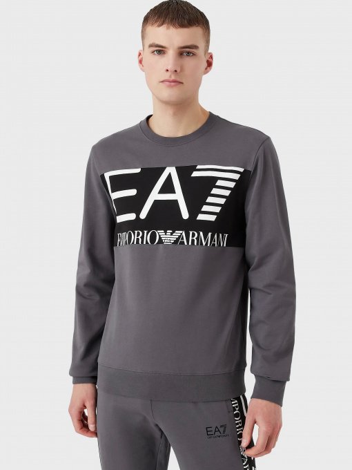 Свитшот EA7 Logo Series модель 6LPM51-PJFGZ-1977 Фото