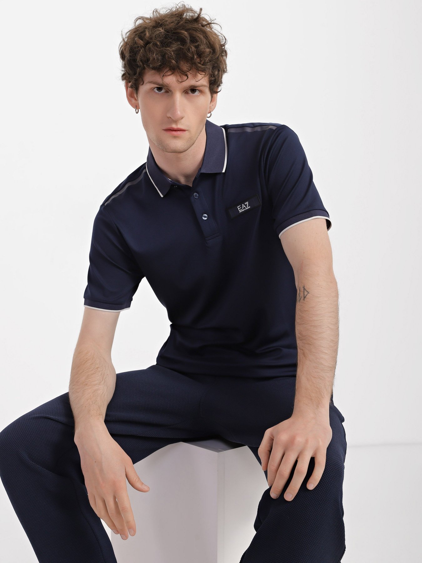 Поло EA7 Golf Pro модель 3RPF07-PJMLZ-1554 Фото