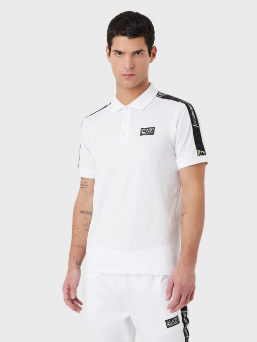 Поло EA7 Logo Series модель 3RPF52-PJ02Z-1100 Фото
