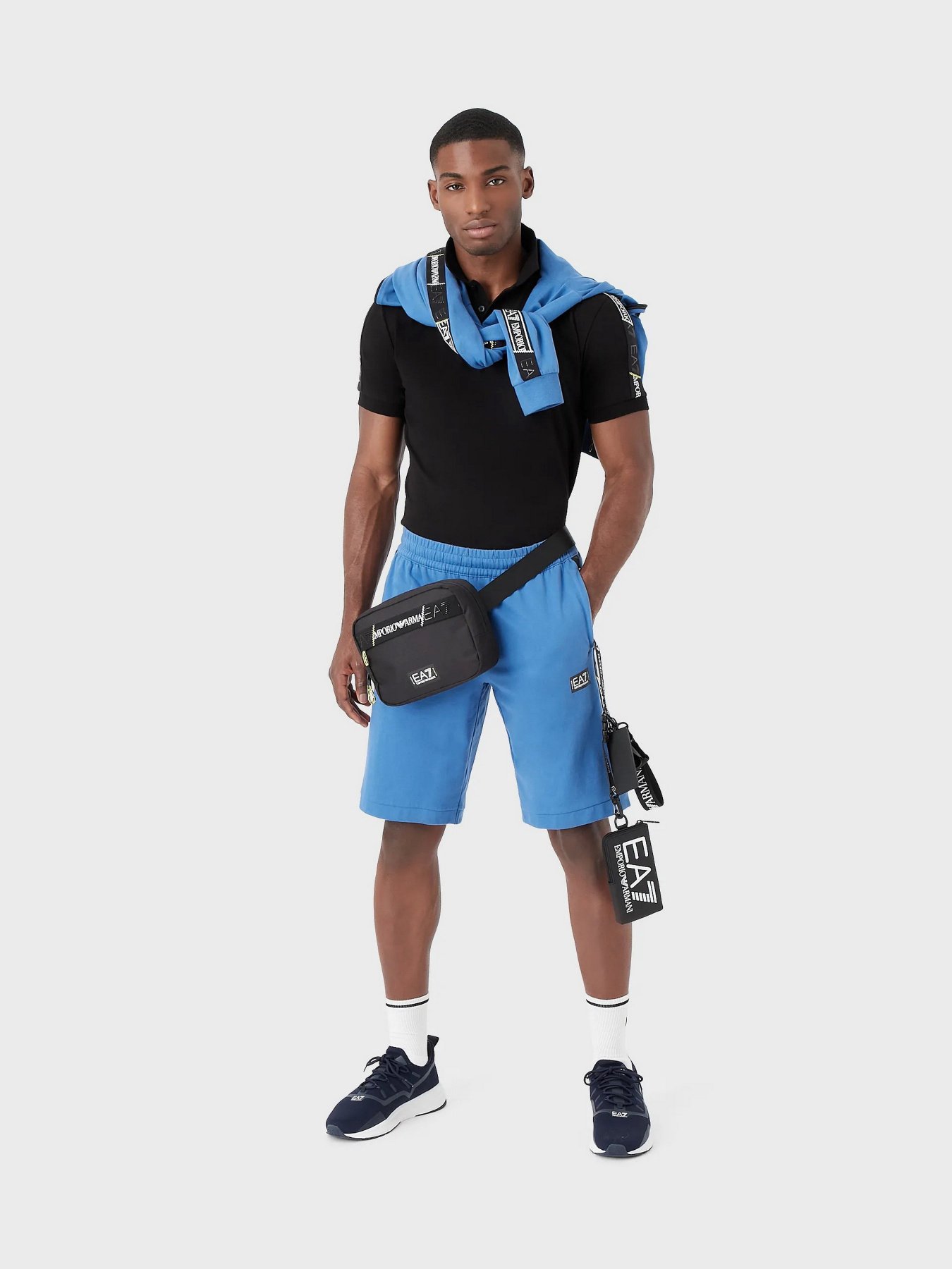 Поло EA7 Logo Series модель 3RPF52-PJ02Z-1200 Фото