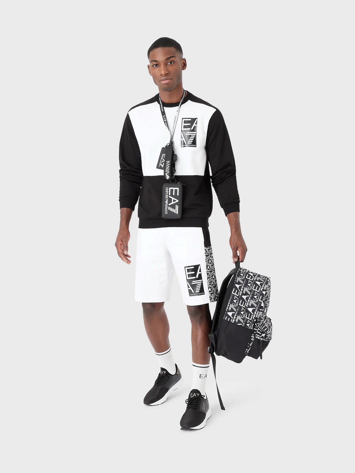 Світшот EA7 Graphic Series модель 3RPM54-PJ05Z-1200 Фото