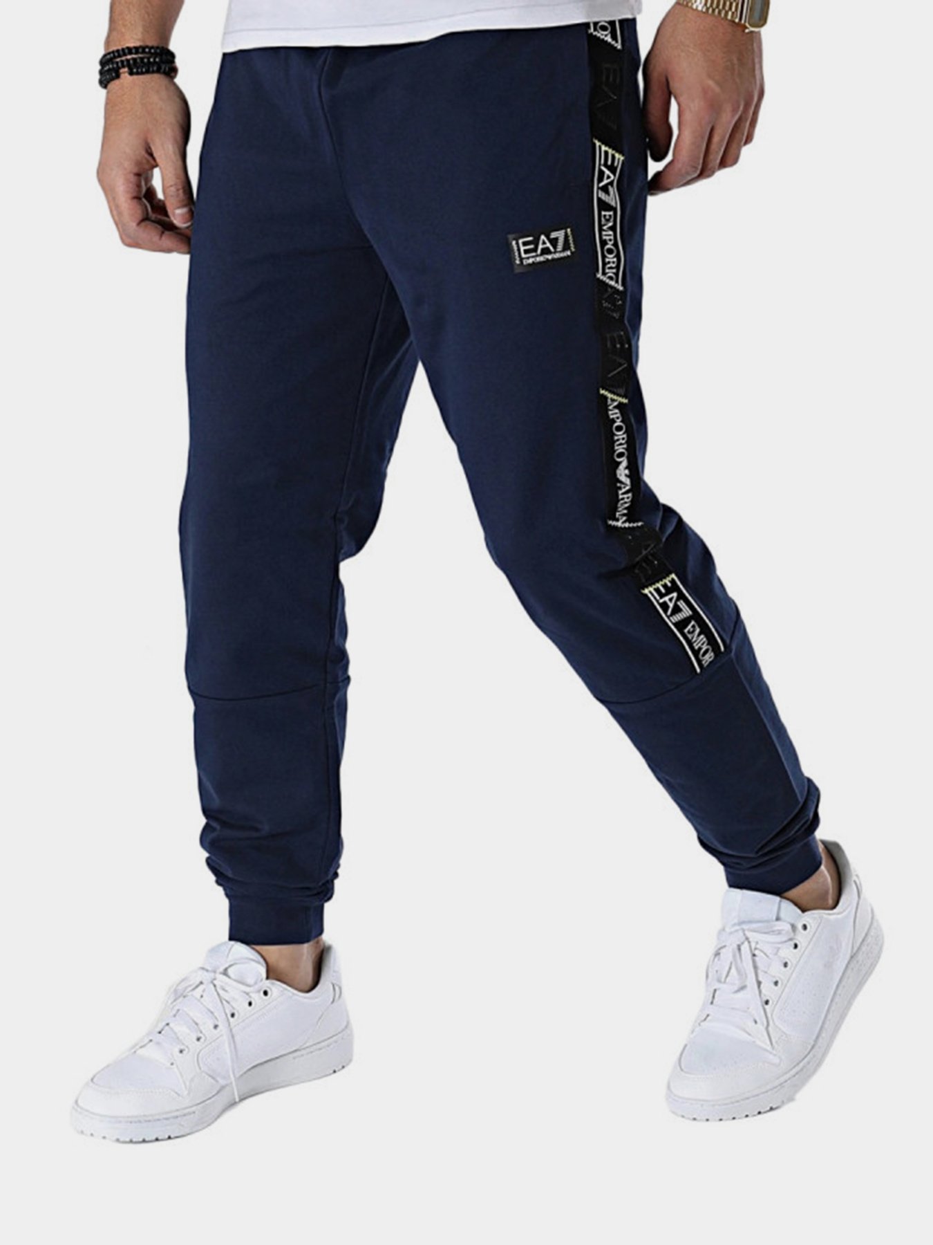 Штаны спортивные EA7 Logo Series модель 3RPP58-PJ05Z-1554 Фото