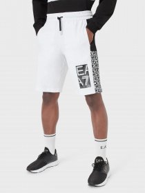 Повседневные шорты EA7 Graphic Series модель 3RPS62-PJ05Z-1100 Фото