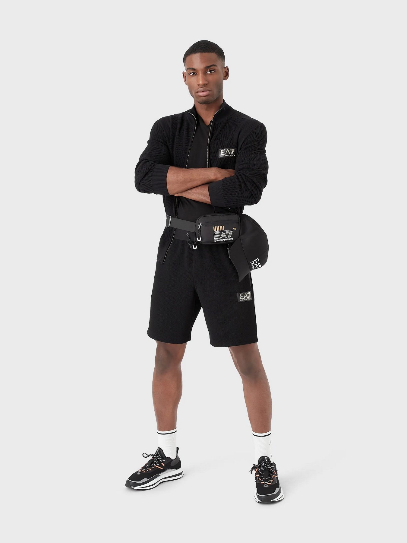 Повсякденні шорти EA7 Gold Label модель 3RPS66-PJG1Z-1200 Фото