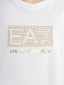 Футболка EA7 Logo Series модель 3RUT05-PJFBZ-1100 Фото