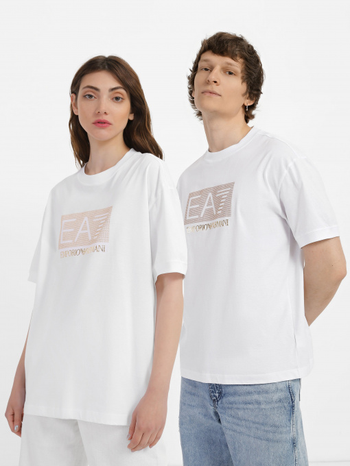 Футболка EA7 Logo Series модель 3RUT05-PJFBZ-1100 Фото